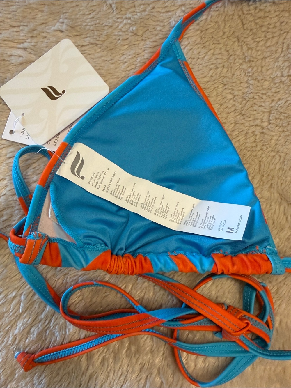 FABLETICS Triangle String Bikini Top - Picture 5 of 11